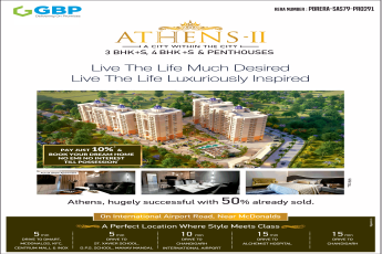 Pay 10% and No EMI Till Possession at GBP Athens, Chandigarh